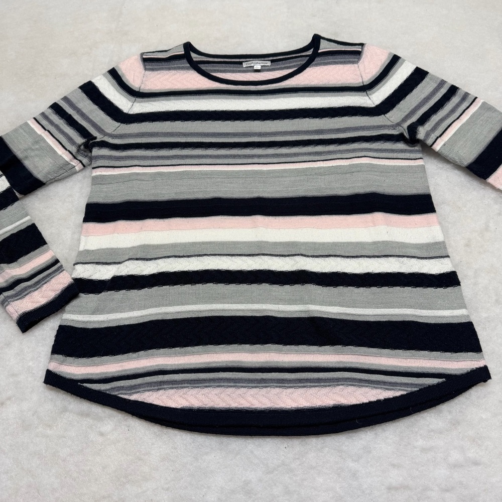 Croft & Barrow Size Large Multicolor Sweater Women